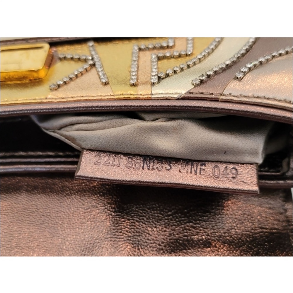 Fendi Vanity bag goat leather+Swarovski crystals - Picture 6 of 8